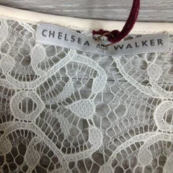 Carla Lace- underlay Draped Silk Blouse - Picture 7 of 7